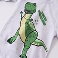 thumbnail image 5 of Sudadera con capucha de dinosaurio para niños y niñas, ropa para otoño y primavera, camisetas deportivas para bebés muy vendidas, 5 of 5