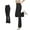 Cold Tea Black, variant on Women Flared Pants High Waisted Stretch Flared Leggings for Women Butt Lifting Tummy Control Booty Tights Yoga Bottoms S-XXL