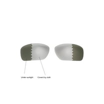 Walleva Transition Polarized Replacement Lenses for Oakley Turbine OO9263 Sunglasses