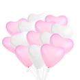 thumbnail image 1 of EeaseMX 50 globos en forma de corazón para decoración de bodas, cumpleaños y fiestas., 1 of 7