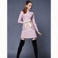 thumbnail image 4 of Lsupdaol Womens 1.85 Inch Wide PU Leather Obi Wrap Belt for Dress Coat Beige, 4 of 5