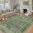 thumbnail image 2 of BERTHMEER 9'x12' Area Rugs for Living Room Rugs for Bedroom Green Vintage Non Slip Washable Large Farmhouse Office Dining Room Oriental Traditional Distressed Carpets, 2 of 7