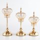 thumbnail image 3 of Corona de estilo europeo Candelabro de cristal Accesorios de boda Muebles para el hogar Adornos de metal Cena romántica a la luz de las velas Arreglo de ambiente, 3 of 6