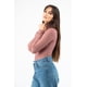 thumbnail image 3 of Blusa tejida cuello alto AMAD Casual para mujer Talla L, 3 of 5