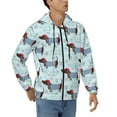 thumbnail image 4 of Zip Up Hoodies for Men - Dachshund Dog Puppy No.1010 Long Sleeve Comfrt Men'S Fashion Hoodies & Sweatshirts, Jackets for Men Hoodies Pullover Clothing Clothes with Pouch, 4 of 5