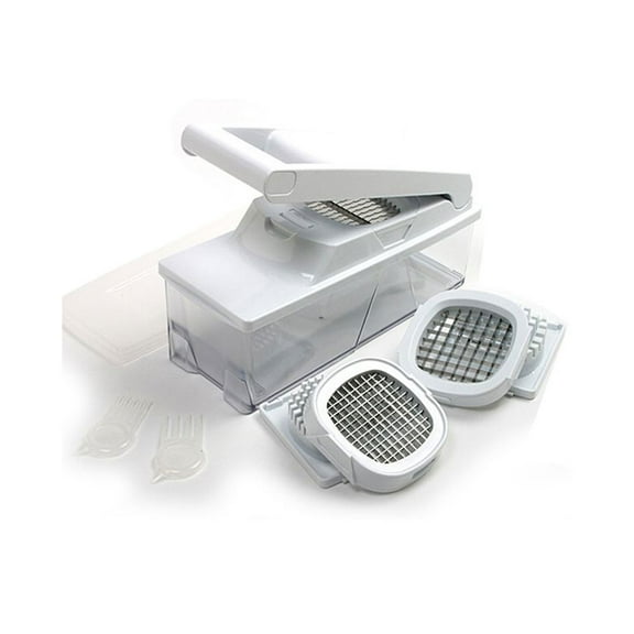 Norpro 838 Big Mouth Chopper Slicer with Interchangeable Grids and Storage Lid