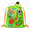 Green, variant on Wondiair Sports Drawstring Bag Lightweight Carry Sack for School and Everyday Activities, Green