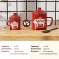 thumbnail image 3 of Envase de grasa para tocino PGYARD Mini con colador, 450 ml, esmaltado, 3 of 7