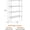 Chrome, variant on Basics 4-Shelf Adjustable Heavy Duty Steel Wire Rack Storage Shelving Organizer for Kitchen, Garage, 36" L x 14" W x 54" H, Chrome Silver