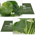 thumbnail image 3 of Houderco 8Ud Con Hojas De Loto Artificiales De Plástico Para Y Oficina Verde, 3 of 6