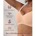 thumbnail image 3 of MINTREUS Nursing Bras for Breastfeeding Seamless Comfort Maternity Bra Pregnancy Sleep Bralette with Extra Extender, 3 of 8