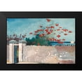 thumbnail image 2 of Homer, Winslow 14x11 Black Modern Framed Museum Art Print Titled - A Wall, Nassau, 2 of 5