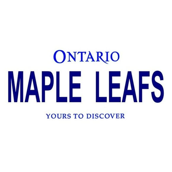 LP-2068 Ontario Canada Province Background License Plates- Maple Leafs
