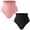 Black, variant on OSFVNOXV Thermal Underwear for Women Microfiber Panties Over Bump Seamless Breathable Butt-Lifting Antibacterial Hipster Underwear