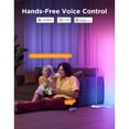 thumbnail image 4 of Govee RGBIC Floor Lamp Basic, LED Corner Lamp Works with Alexa, Smart Modern Floor Lamp with Music Sync and 16 Million DIY Colors, Color Changing Standing Lamp for Bedroom Living Room Blue, 4 of 9