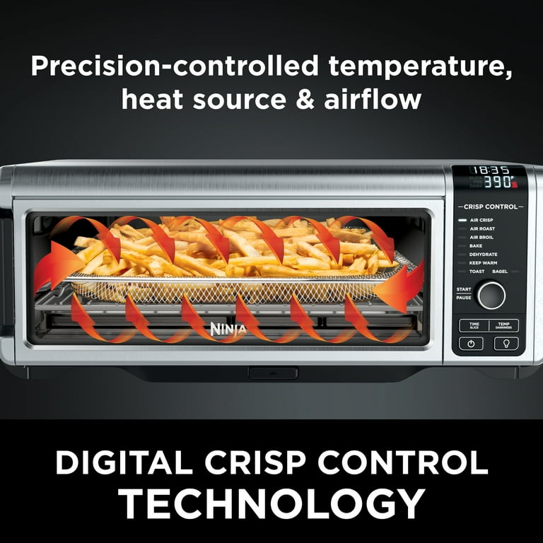 Ninja, Foodi™ Digital Air Fry Oven, 8-in-1, Flip-Away, Silver