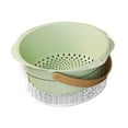 thumbnail image 3 of WeiLaiKeQi Party Beverage Bin Portable Beverage Chilling Tub for Parties Pub Restaurant Green and Basket, 3 of 9