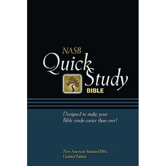 Pre-Owned Quick Study Bible: New American Standard Bible, Making Bible Study Easy (Hardcover) 0529121492 9780529121493