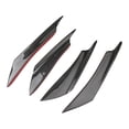 thumbnail image 2 of 4 Pieces Front Bumper Diffuser Accessory for Attachment Car Replacement Carbon fiber, 2 of 8
