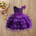 thumbnail image 3 of Fozruso Girls A-Line Dresses Elegant Dress For Girls Formal Gown With Sash Toddler Party Attire For Birthday Celebration And Holiday Events Perfect Idea For Sizes 5-6 Years, 3 of 5