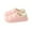 Pink B, variant on Bovxnpu Women's Warm Fuzzy Slippers Winter House Shoes, Women's Winter Outerwear Toe Covering Slippers Fleece-Lined Warm Flat Slippers Comfy Soft Lightweight Indoor House Shoes