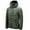 Army Green, variant on Fesfesfes Mens Fall And Winter Padded Jacket Solid Color Warm Jacket Causal Hoodie Puffer Jacket Hoodie Coat Under $10