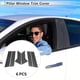 thumbnail image 2 of Moldura de Ventana del Pilar de la Puerta Delantera y Trasera Izquierda Derecha para Mazda CX3 2015-2021, Sticker Antirrayones, Cubierta de Pilares, 6 Piezas, Patrón de Fibra de Carbono Negro, 2 of 7