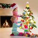 thumbnail image 4 of DIY Felt Christmas Tree 2024 New Kids Interactive Christmas Tree DIY Christmas Tree with Detachable Tree Ornaments for Kid Wall, 4 of 5