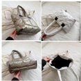 thumbnail image 4 of Bolso de hombro de algodón con almohadilla espacial GEEK, bolso de mano de plumón de gran capacidad, bolso de tela de alta calidad, bolso cruzado de invierno, bolso portátil, Bol, 4 of 5