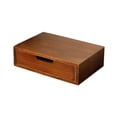thumbnail image 3 of Caja de almacenamiento organizadora de escritorio de madera con cajones, decoración de mesa, decoración, 25x175x7 cm, 3 of 9