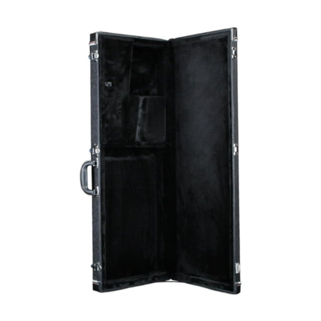 lionlar Electric Bass Case Wooden Instrument Box Hard Shell for Electric Bass Guitar Black Lining