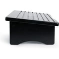 thumbnail image 6 of CONSDAN Footrest, Ergonomic Foot Rest for Under Desk at Work, Nursing Foot Stool, Natural Solid Wood Non-Slip Slanted Top Foot Stool for Office/Standing Desk (Black Color), 6 of 8