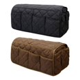 thumbnail image 1 of 2 Uds 14 Bolsillos Sofá Reposabrazos Organizador Colgante Bolsa De Almacenamiento Negro + Café Macarena Organizador de reposabrazos de sofá, 1 of 9