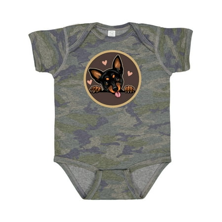 

Inktastic Miniature Pinscher Dog Cute Gift Baby Girl Bodysuit