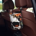 thumbnail image 5 of Naloa Flower Horn Skull Car Trash Can Garbage Car Accessories Trash Can Car Waste Bin for for Driver and Passenger Any Vehicle, 5 of 7