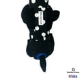 thumbnail image 5 of Barkertime White Polka Dot on Black Escape-Proof Waterproof Premium Dog Diaper Overall - Made in USA, 5 of 10