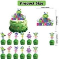 thumbnail image 3 of 32 Pcs For Creative Galaxy Theme For TV Series Birthday Party Decorations and Supplies Set – Includes 1 Backdrop, 12 Cupcake Toppers, 1 Cake Topper, and 18 Balloons for Festive Celebrations, 3 of 5