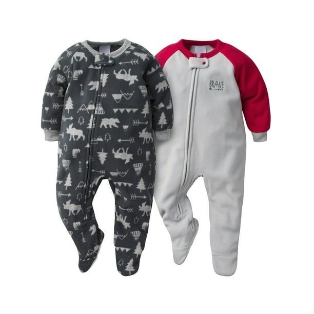 Gerber - Gerber Baby Boys Microfleece Blanket Sleeper ...