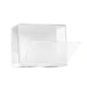 thumbnail image 3 of Vitrina para muñecas ABS transparente apilable, caja de exhibición transparente, soporte de almacenamiento para mini figuras coleccionables, tamaño grande, color blanco, 3 of 12