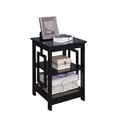 thumbnail image 4 of Convenience Concepts Town Square Table d'Appoint, Fini Bois Noir, 4 of 5
