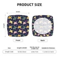 thumbnail image 6 of Lsque Turtle Printed Square Couch Cushion Covers, Floral Sofa Cushion Covers Replacement, Stretch Couch Covers for Couch-16.9in, 6 of 9