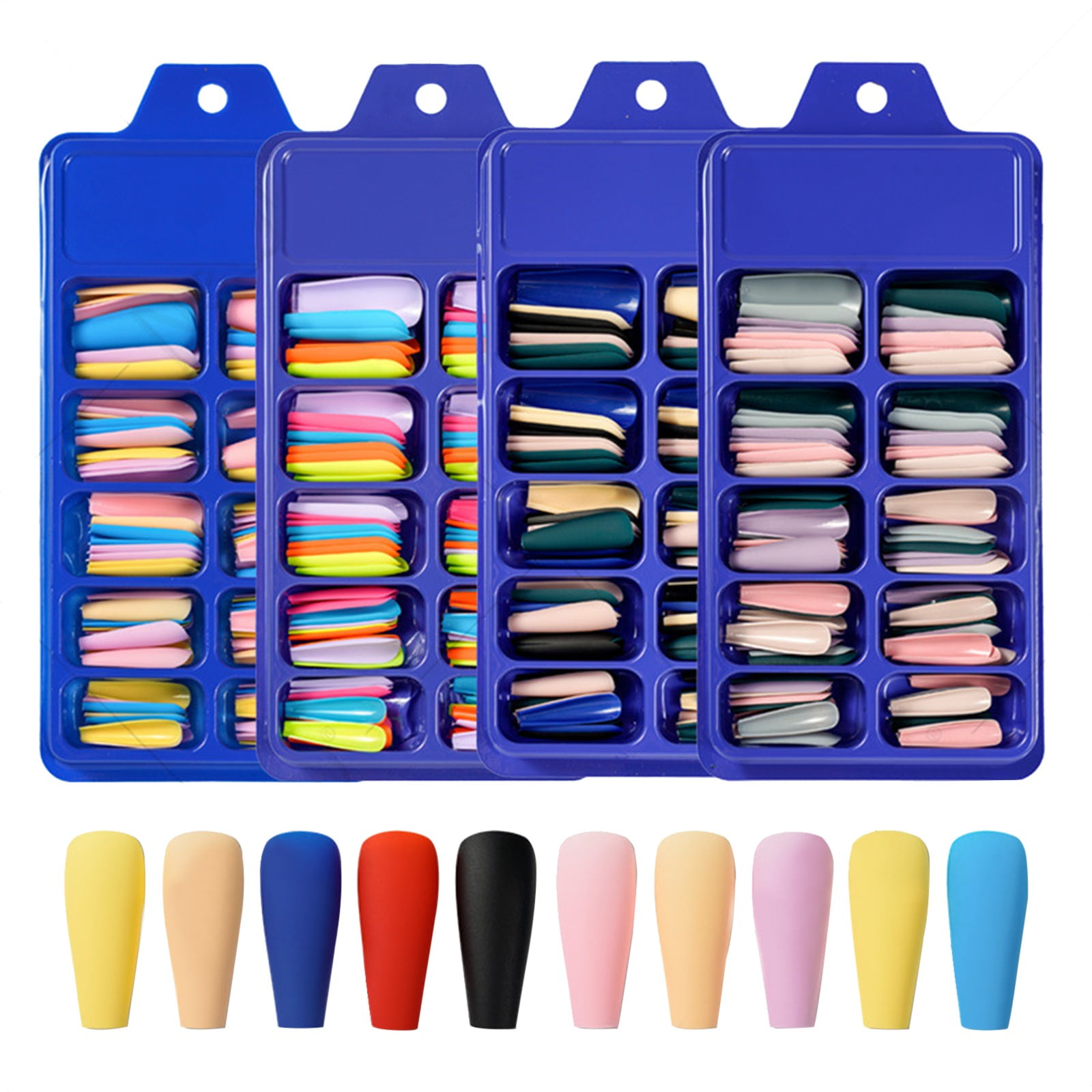 Clear Full Cover Nail Tips Extra Long Nail Acrylic Tips Coffin Oval Shaped Nail Tips Acrylic Nails Clear Curved Nail Tips Coffin on Nails Coffin Short Glossy Clear Long Nail Tips Nail Tips