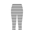thumbnail image 4 of Patlollav Womens Summer High Waisted Stripe Print Capris Matching Slim Fitting Yoga Gym Pants S-Xxxl, 4 of 6