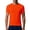 Orange, variant on Men's Summer Casual Shirts Oxford Shirt Crewneck Neck Short Sleeve Shirts T-Shirts Flex Relaxed Men's Henley Shirts, Regular Fit Tops Athletic Shirts for Hiking Fishing Jogging