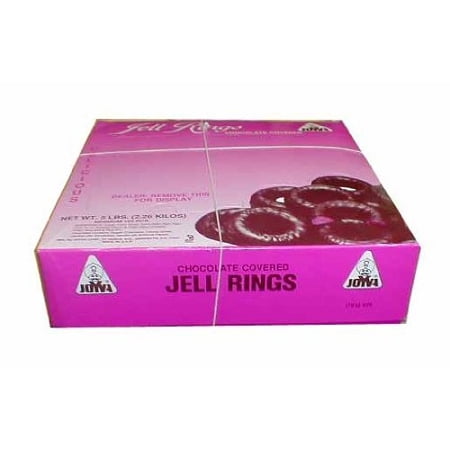 - Joyva Chocolate Covered Raspberry Jelly Rings, 5 Pounds