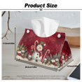 thumbnail image 7 of ZUXONGSY Christmas Snowman Tissue Box Cover 2 Pcs Decorative Tissue Boxes Covers with Buttons Rectangular PU Long Tissue Box Cover Wear Resistant Napkin Holder Case Christmas Home Decor, 7 of 7