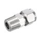 thumbnail image 1 of Conector de tubo de compresión, 3/8 NPT macho x 肖9mm(3/8") de diámetro exterior del tubo con doble férula, 1 of 3