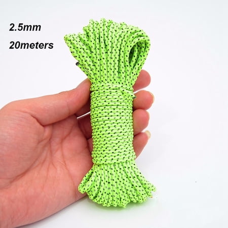 High Quality Tent Accessories Nylon Camping Hiking Parts Tents Line Cord Tent Rope Umbrella Paracord Rescue Ropes 2.5MM 20METERS