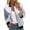 Light Purple, variant on Full Zip Varsity Baseball Jacket for Women, Stand Collar Long Sleeve with Pockets, Casual Lightweight Fall Outerwear, 1 Piece, S-XXL, Plus Size Friendly