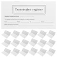 thumbnail image 1 of 20 paquetes Registros de cheques Talonario de cheques personal Libros de transacciones en blanco para pequeñas empresas Seguimiento de pagos Finanzas Depósitos Transacciones con tarjeta de débito, 1 of 8